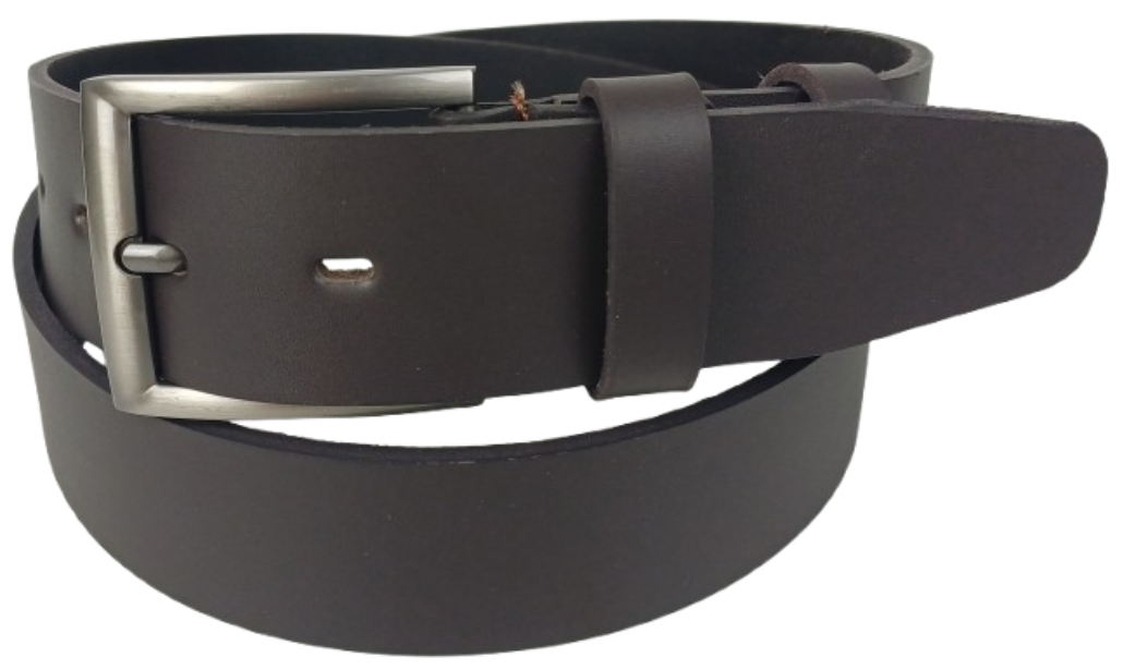 Ремень мужской Skipper кожаный 4,5 см Темно-коричневый (31267382)