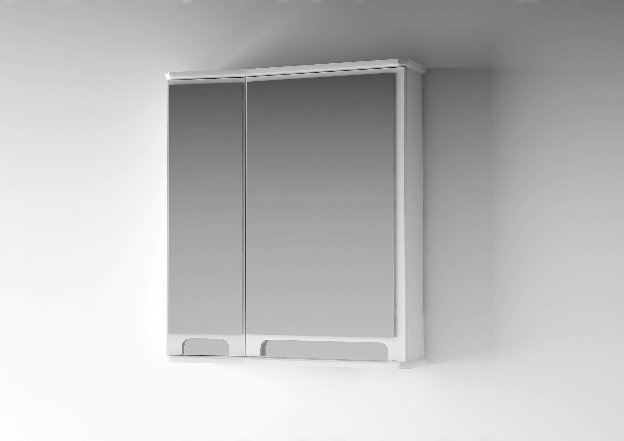 Шкаф настенный с зеркалом ВанЛанд Венеция Вз 1-65 левый (00062VAN)