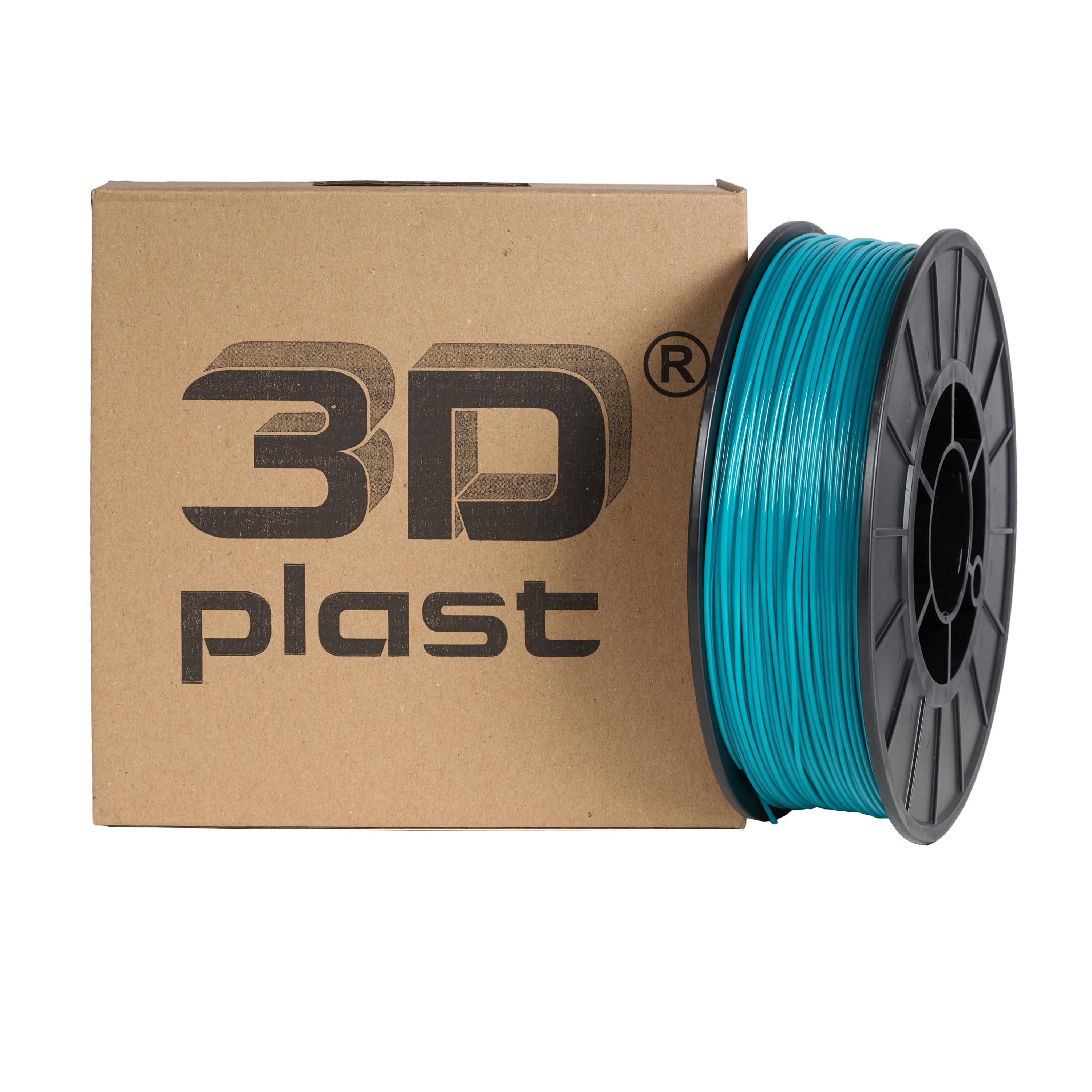 Филамент PLA 1,75 мм 0,85 кг Бирюзовый (3DPLA17508BRZ)