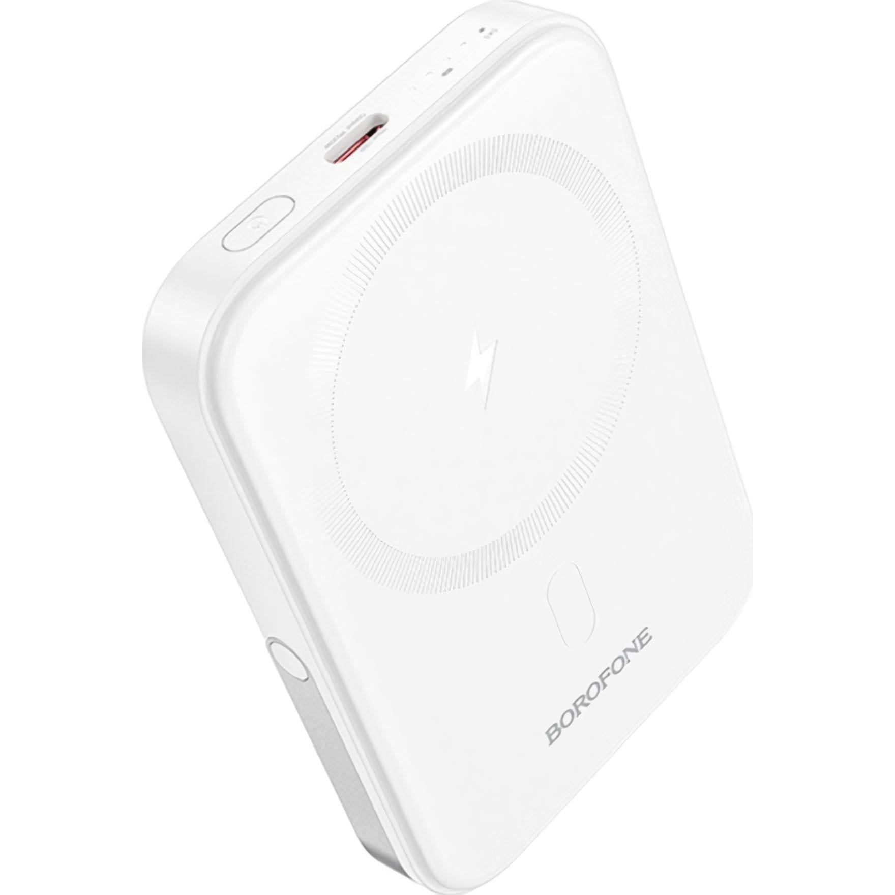 Зовнішній акумулятор Borofone BJ51 Kody Magsafe 5000 mAh 20W White