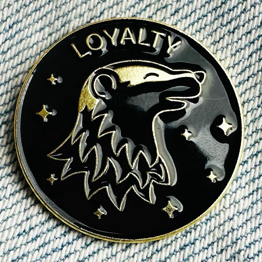 Значок-пін Harry Potter Hufflepuff Loyalty (00000002606)
