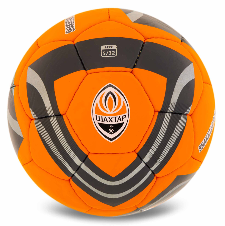 Мяч футбольный BALLONSTAR ШАХТЕР-ДОНЕЦК №5 PU Гриппи сшит вручную (FB-5173 Оранжевый-черный) Мяч футбольный BALLONSTAR ШАХТЕР-ДОНЕЦК №5 PU Гриппи сшит вручную (FB-5173 Оранжевый-черный)