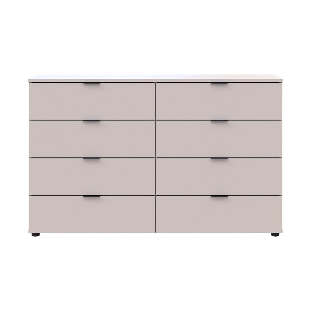 Комод Doros Рон 8 DRS-011776 8 ящичков 130х38х81 см Кашемир (41516171) - фото 1