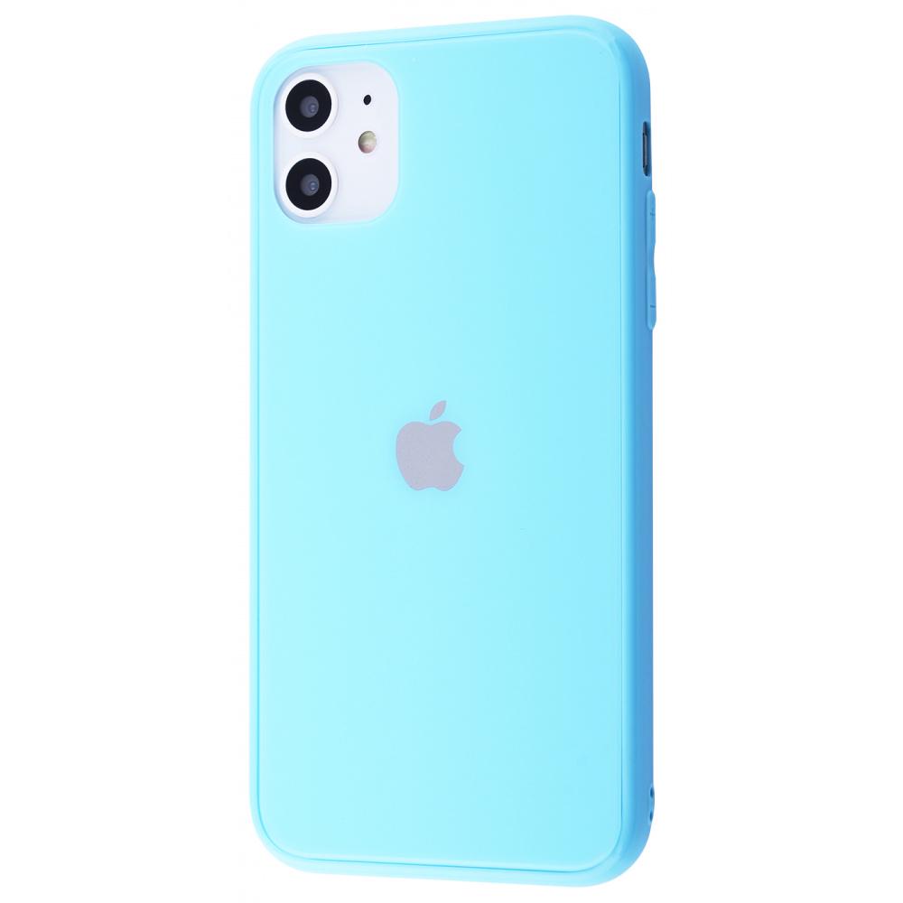 Чехол PRC Glass для iPhone case  для iPhone 11 Blue