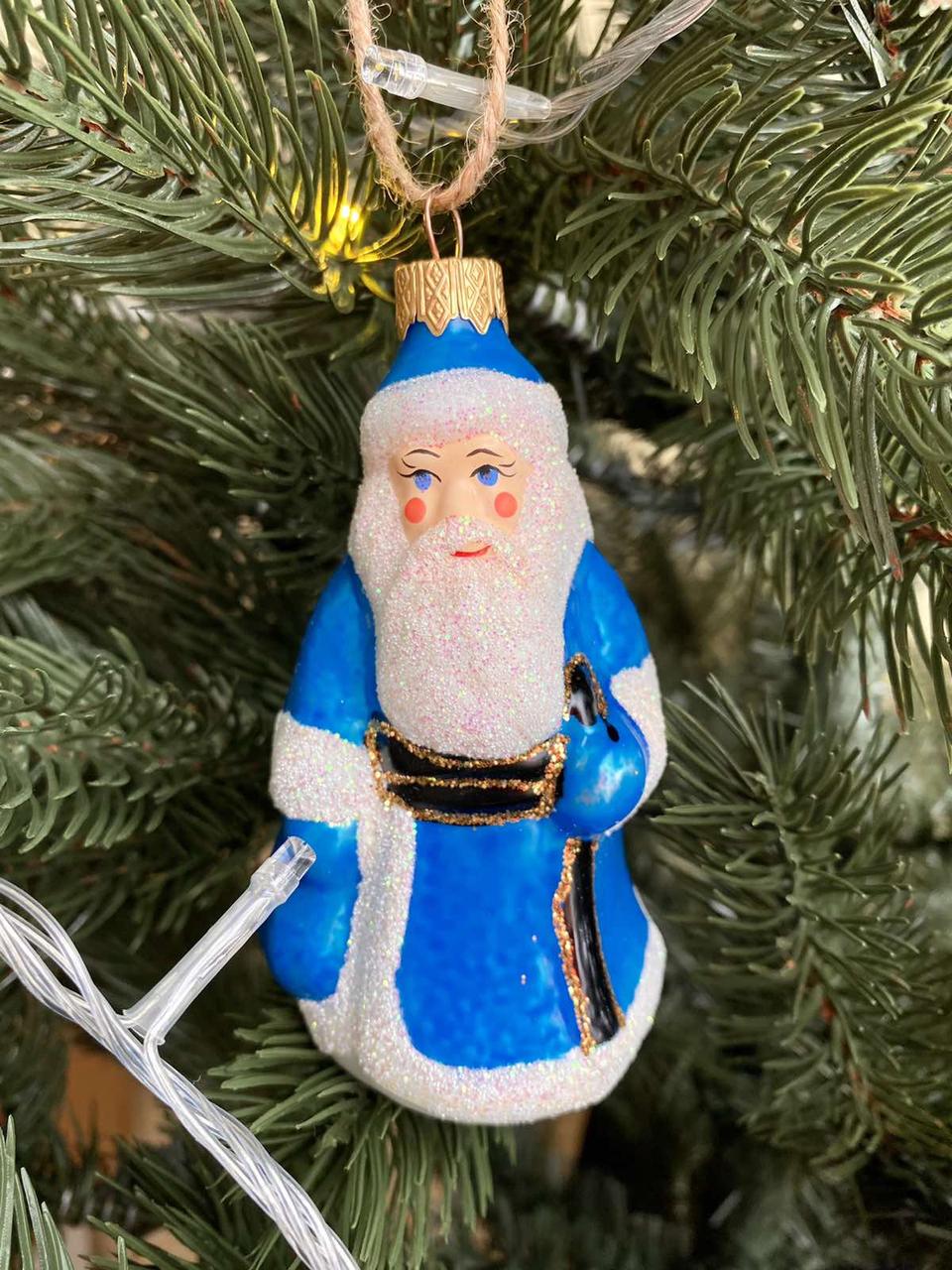 Игрушка стеклянная Святой Николай формованная