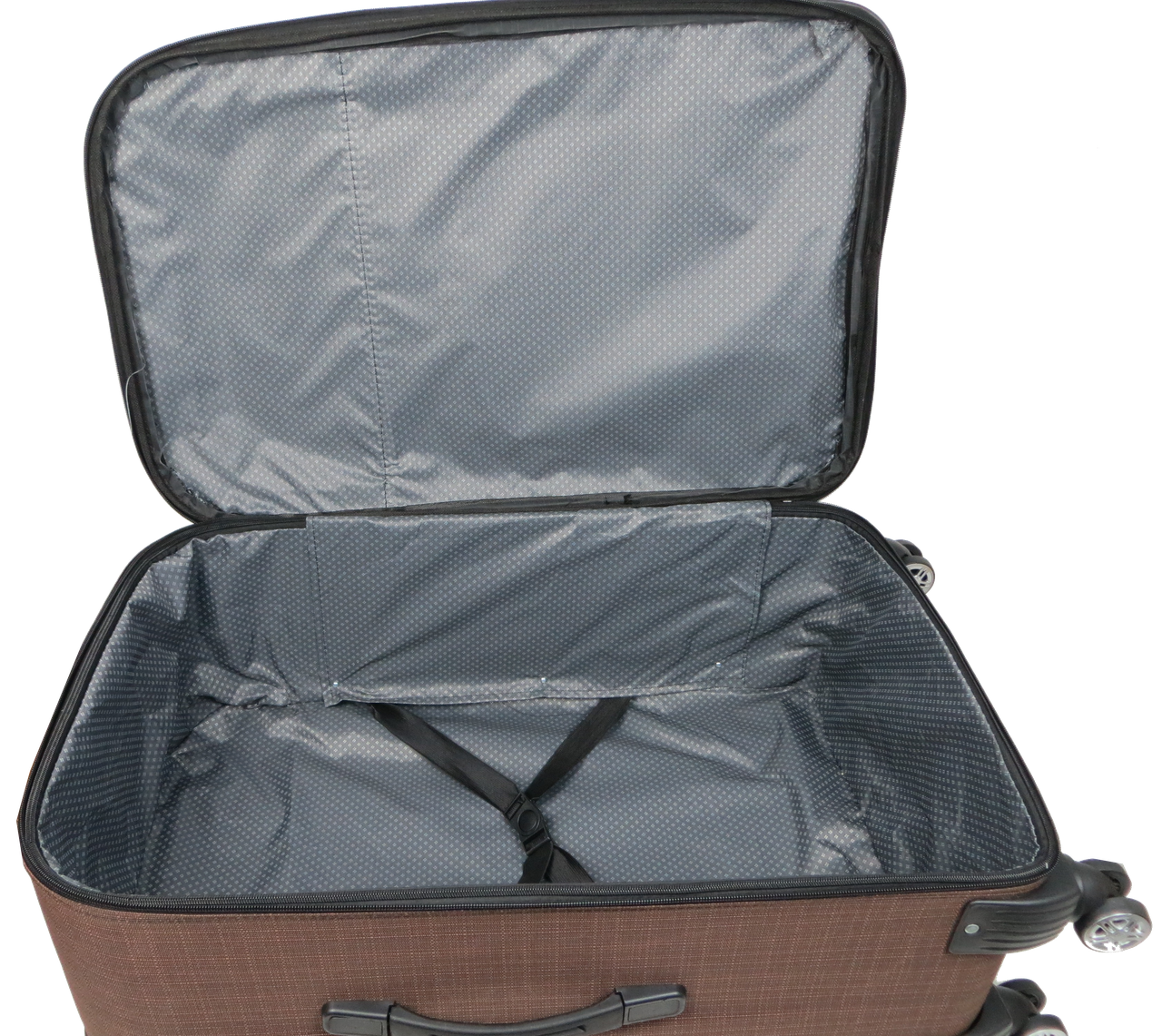 Чемодан на колесах Gedox GD Polo большой тканевый 100 л Коричневый - фото 4 Чемодан на колесах Gedox GD Polo большой тканевый 100 л Коричневый - фото 4