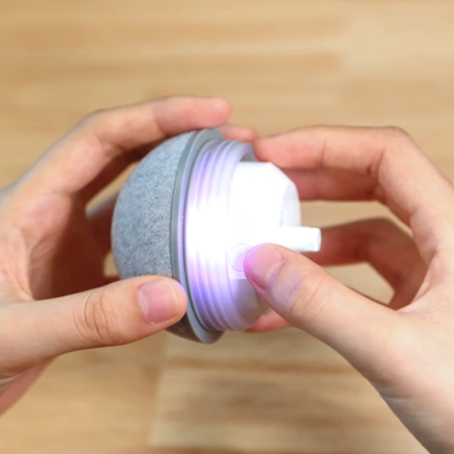 М'ячик для собак і котів Wickedball Artificial Wool Сірий (1299) - фото 6 М'ячик для собак і котів Wickedball Artificial Wool Сірий (1299) - фото 6