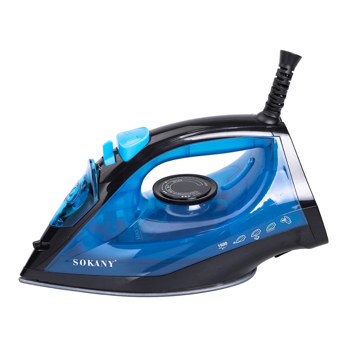 Праска ручна парова Sokany з керамічним покриттям для одягу 1600 Вт Синій (5922) - фото 4 Праска ручна парова Sokany з керамічним покриттям для одягу 1600 Вт Синій (5922) - фото 4