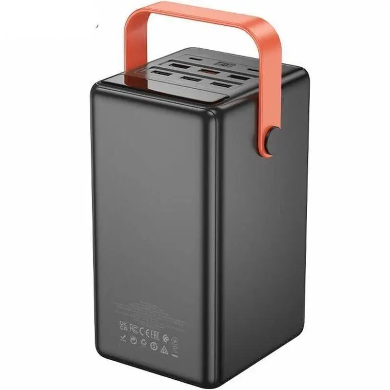 Зарядное устройство Hoco DB03 100000 mAh Max Centurion PD 65W LCD Lamp Черный - фото 2
