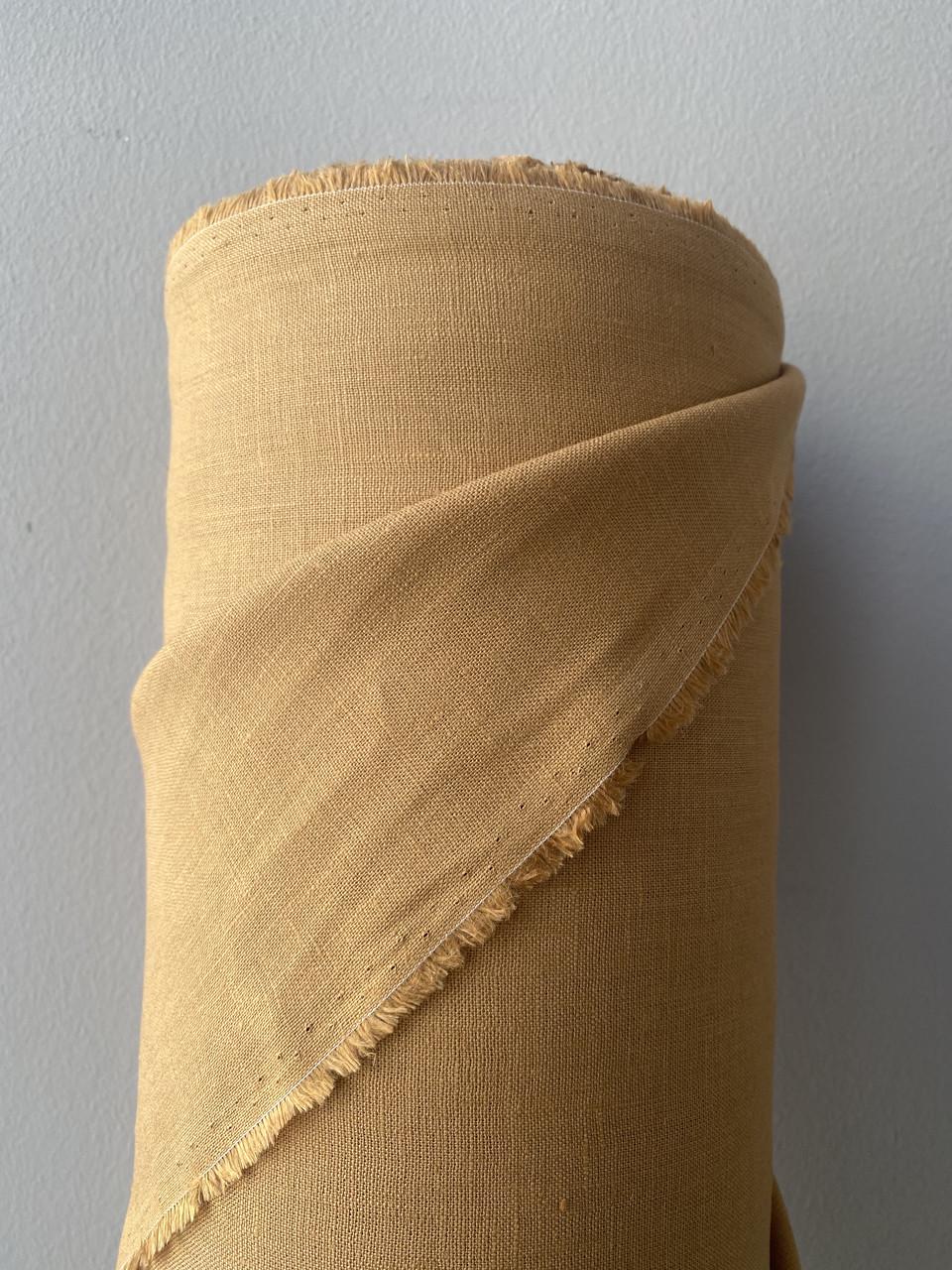 Ткань LINEN PLUS 100% лен 143 см 353/915 Рыжевато-коричневый - фото 4 Ткань LINEN PLUS 100% лен 143 см 353/915 Рыжевато-коричневый - фото 4