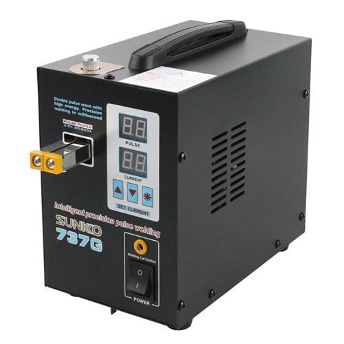 Апарат контактного точкового зварювання для АКБ 18650 Sunkko 737G 800A 1,5 к Вт Black (510647) Апарат контактного точкового зварювання для АКБ 18650 Sunkko 737G 800A 1,5 к Вт Black (510647)