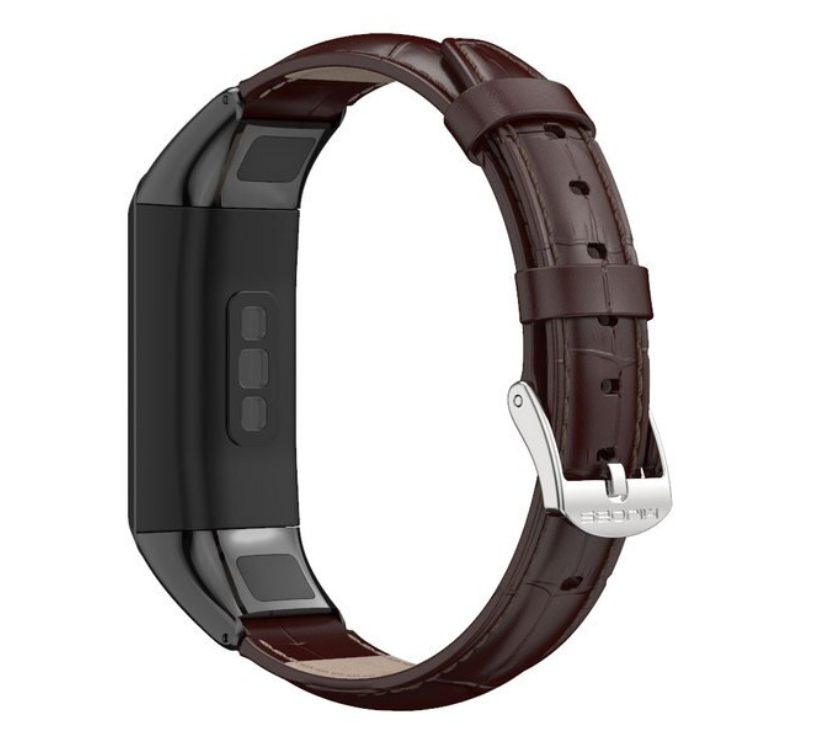 Кожаный ремешок Primo Mijob для фитнес браслета Huawei Band 4 Brown (1482375995)