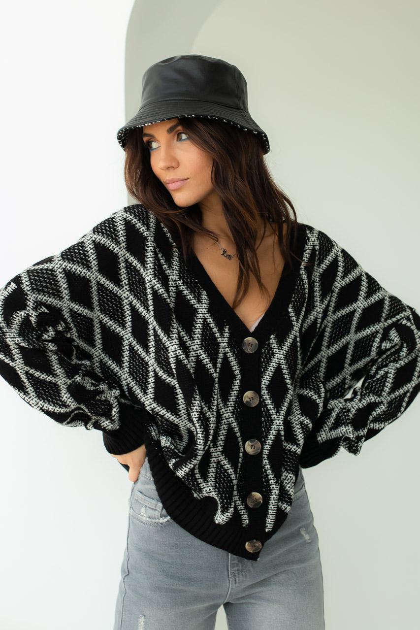 Кардиган вязаный Fame S Черный (9528518) - фото 7 Кардиган вязаный Fame S Черный (9528518) - фото 7