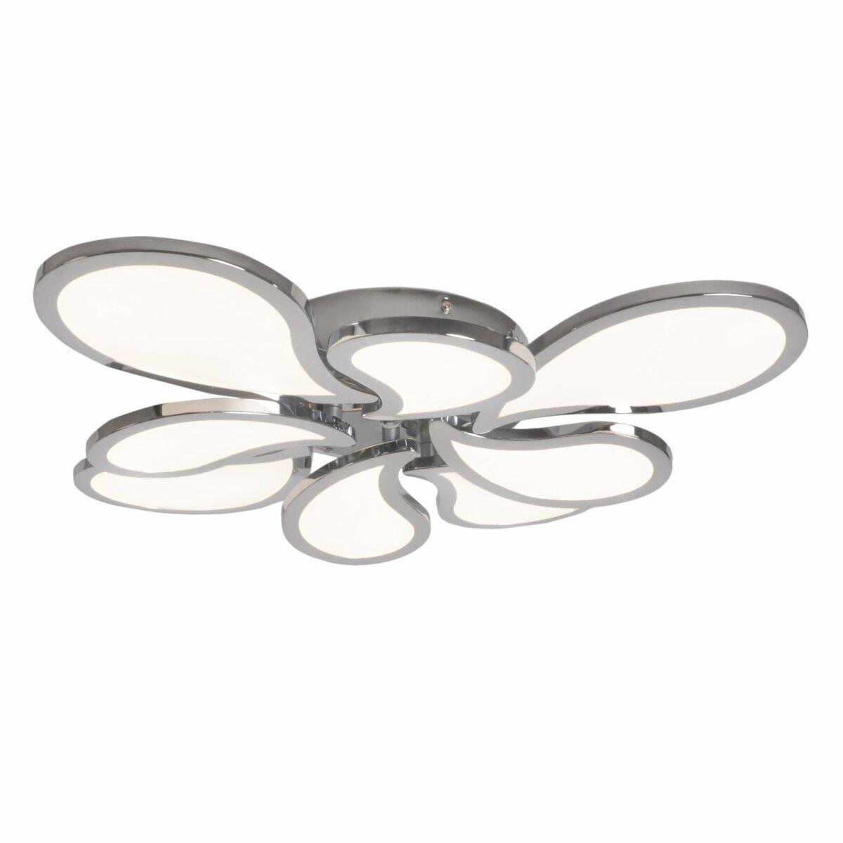 Люстра светодиодная Sirius на восемь плафонов 134W 3000-6500К Хром (2904-8)