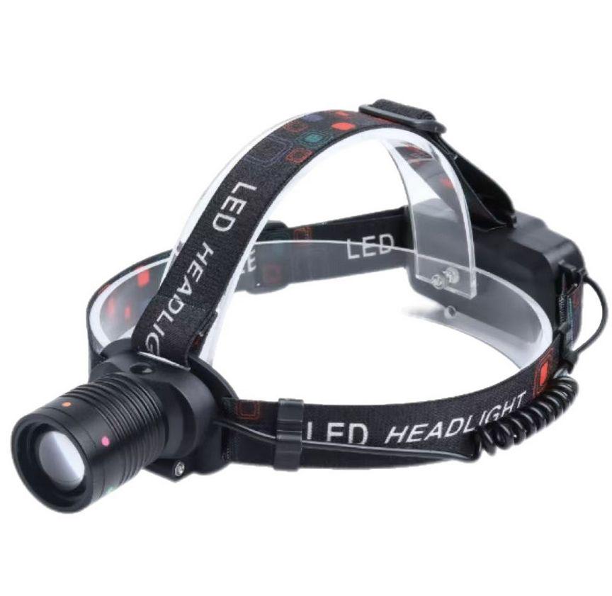 Фонарь налобный W528-TG 2x18650