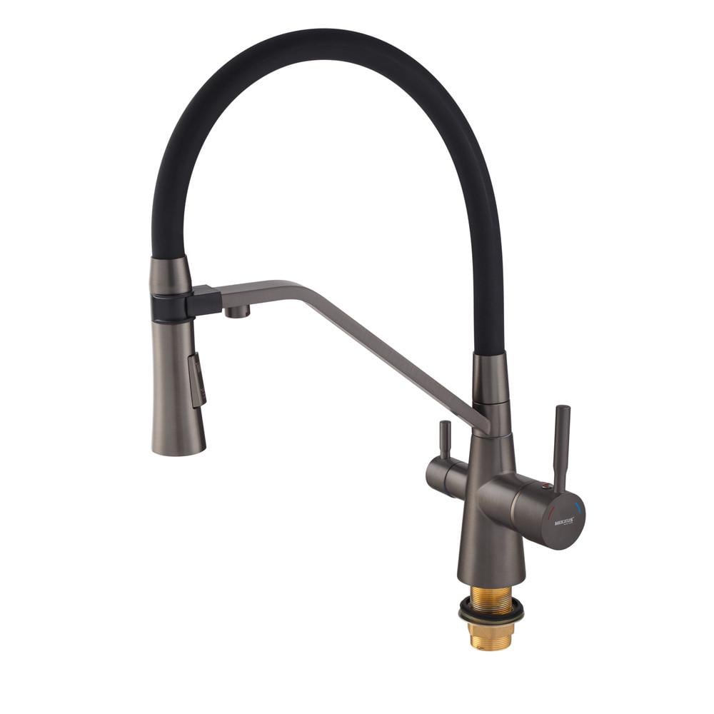 Змішувач для кухні MIXXUS Premium Magnet 021 REFL.BLACK Graphite (MI6975) - фото 8 Змішувач для кухні MIXXUS Premium Magnet 021 REFL.BLACK Graphite (MI6975) - фото 8