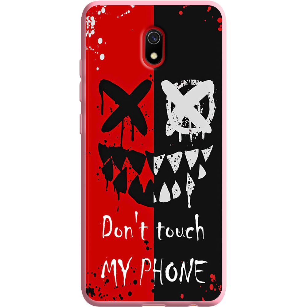 Чехол BoxFace Xiaomi Redmi 8A Bad Smile Розовый силикон (38341-up2468-38675)