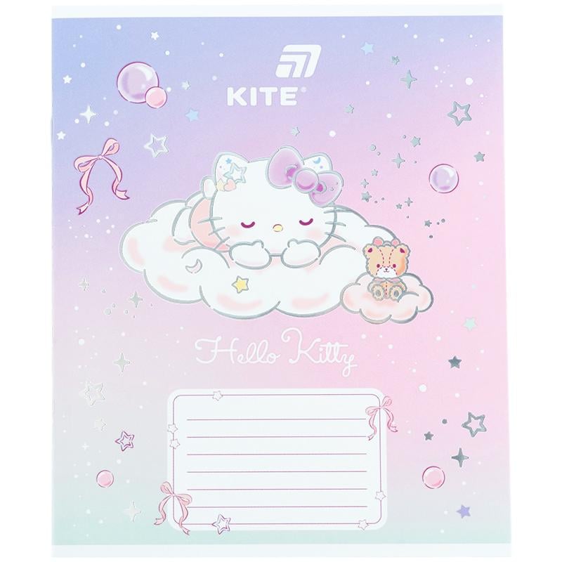 Тетрадь школьная KITE Hello Kitty коса линия 12 л. (HK26-235-1)
