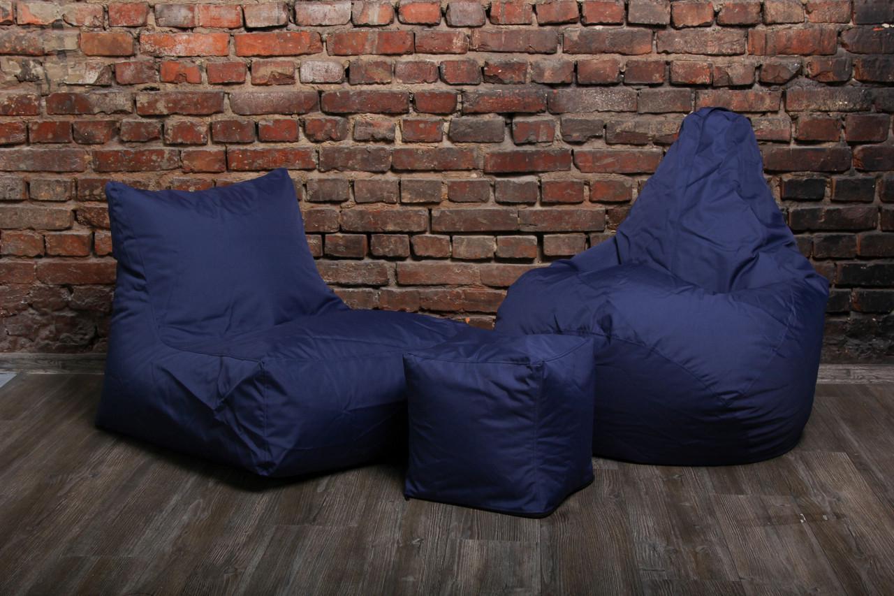 Крісло-мішок груша 3 шт. Блакитний (17817307)