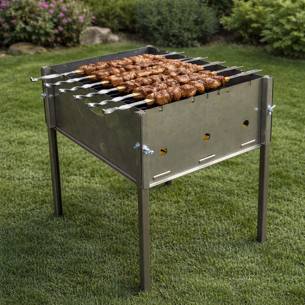 Мангал разборный Jooki Турист на 5 шампуров 0,8 мм (10149)