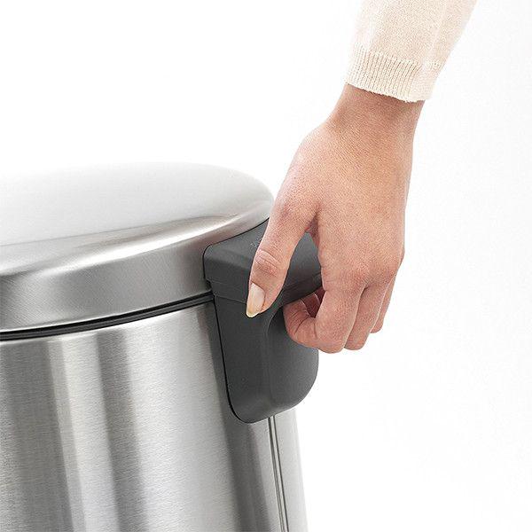 Бак для мусора Brabantia Pedal Bin NewIcon 20 л Серый (111907) - фото 5