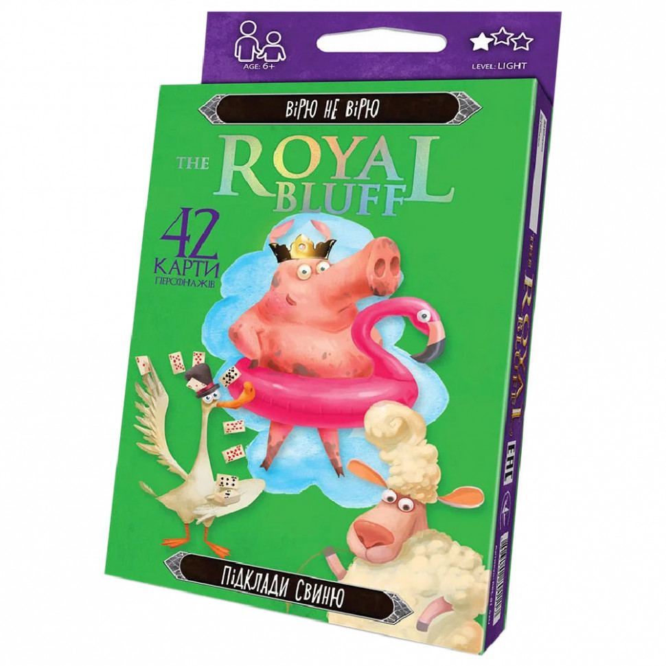 Настольная игра Danko Toys The ROYAL BLUFF Разноцветный (SR-113-N-637) Настольная игра Danko Toys The ROYAL BLUFF Разноцветный (SR-113-N-637)