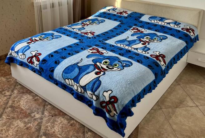 Плед UT Store PD01 Песик Блакитний (24946623)