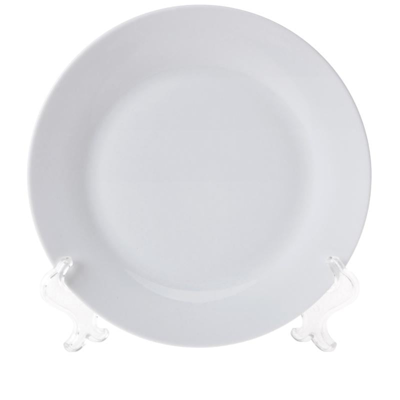 Тарілка кругла Lora NP110 кераміка Білий (73-086) - фото 2