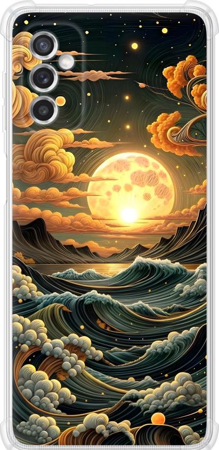 Чехол на Samsung Galaxy M52 M526B Арт волны (6332sp-2490-42517)