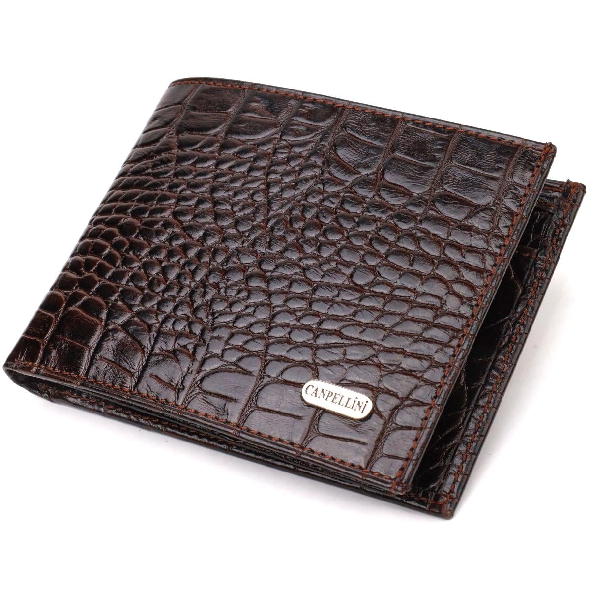 Гаманець чоловічий шкіряний Canpellini 21926 Коричневий (55705)