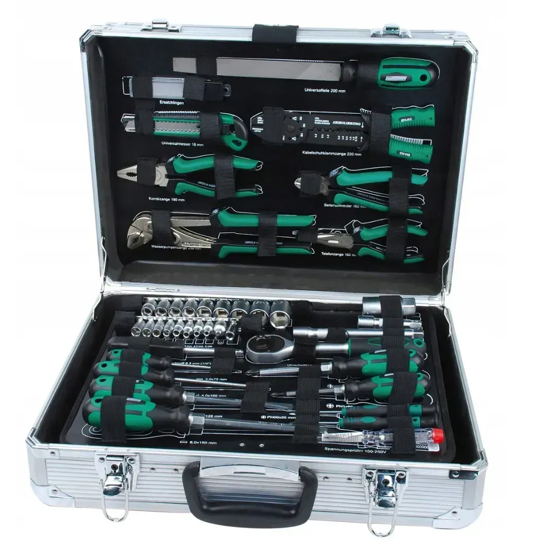 Набір інструментів Mannesmann M29075 сталь у кейсі 108 предметів - фото 2