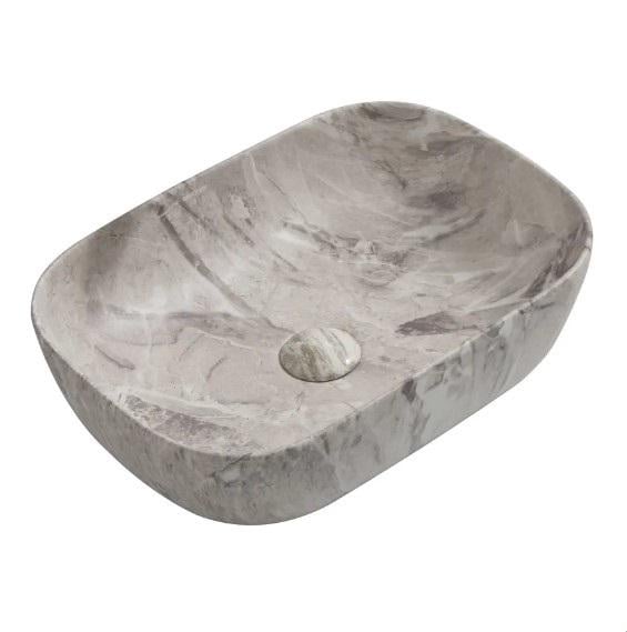 Раковина накладна MIXXUS Premium DIVERSE-0113 MARBLE 455х325х135 мм (MP6544)