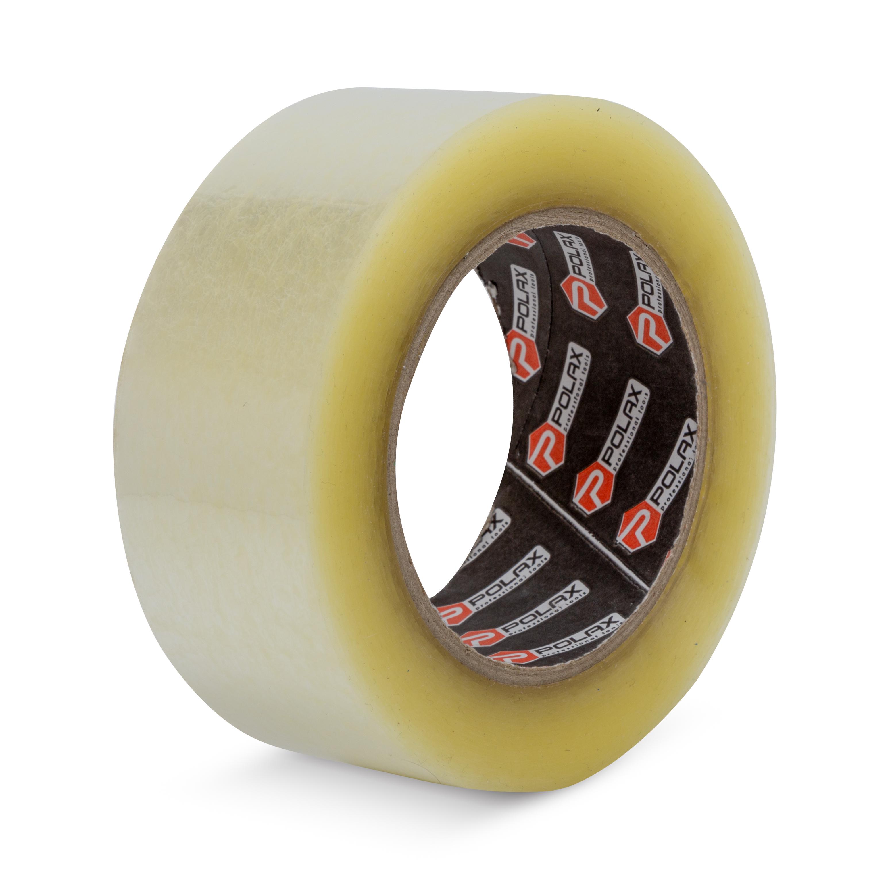Клейкая лента Polax скотч упаковочный прозрачный 200 м 45 мм (101-052)