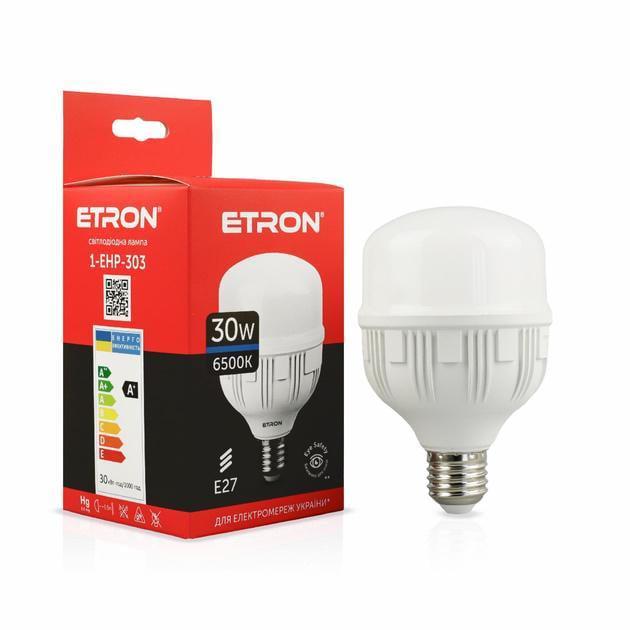 LED-лампа высокомощная ETRON 30W T100 6500K 220V E27 Холодный Белый (28689426)