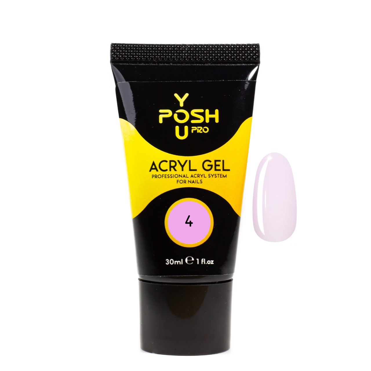 Акригель для наращивания ногтей YouPOSH Acrygel Gel 30 мл №4 (23938871)
