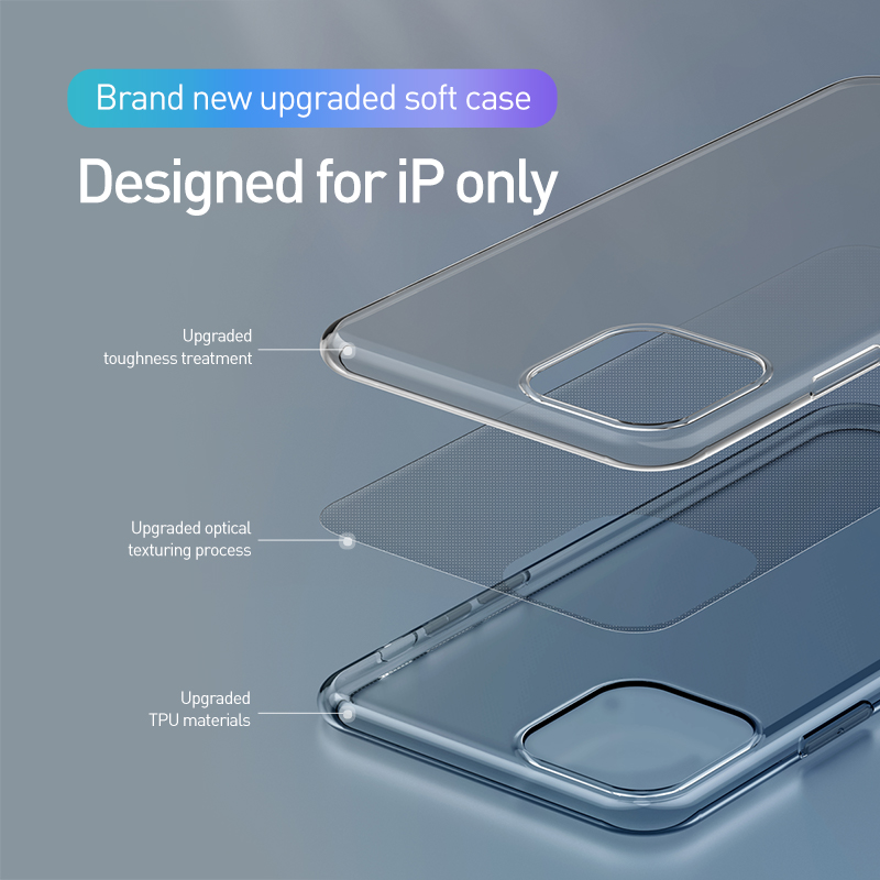Чехол Baseus Simplicity Series (basic model) для Iphone 11 Pro Прозрачный - фото 4 Чехол Baseus Simplicity Series (basic model) для Iphone 11 Pro Прозрачный - фото 4