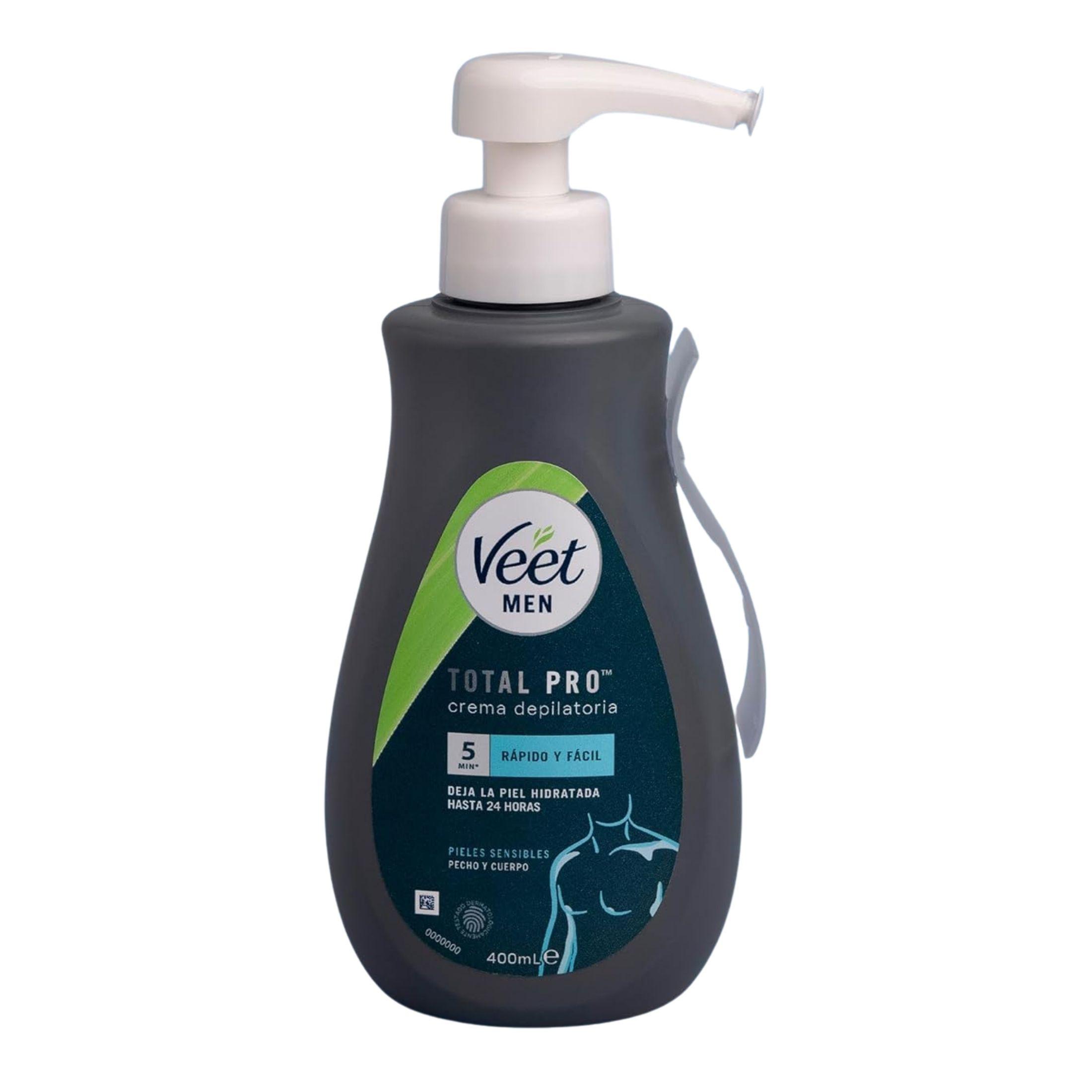 Крем для депиляции Veet men Total Pro Crema Depilatoria для тела 400 мл
