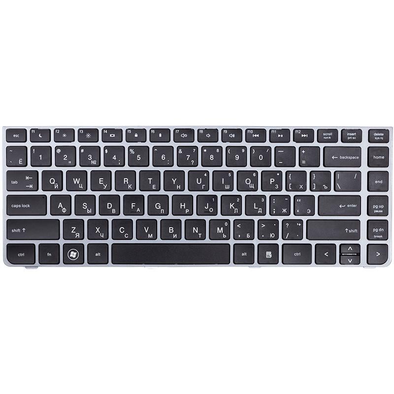 Клавиатура Power у ноутбука HP ProBook 4330S 4435S Черный серый фрейм