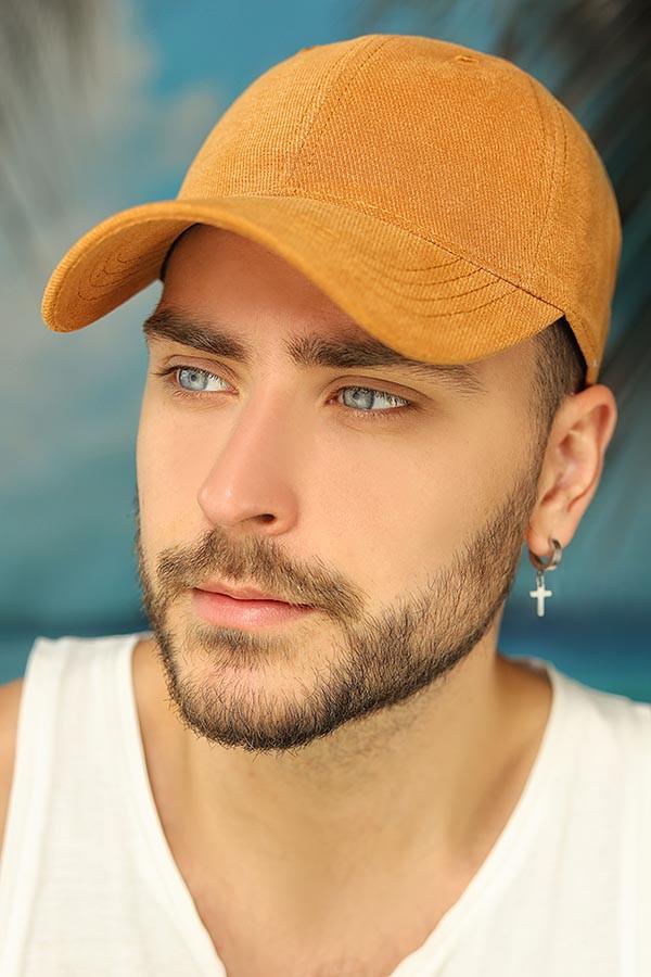 Бейсболка Braxton мужская Fashion cap Песочный (1613)