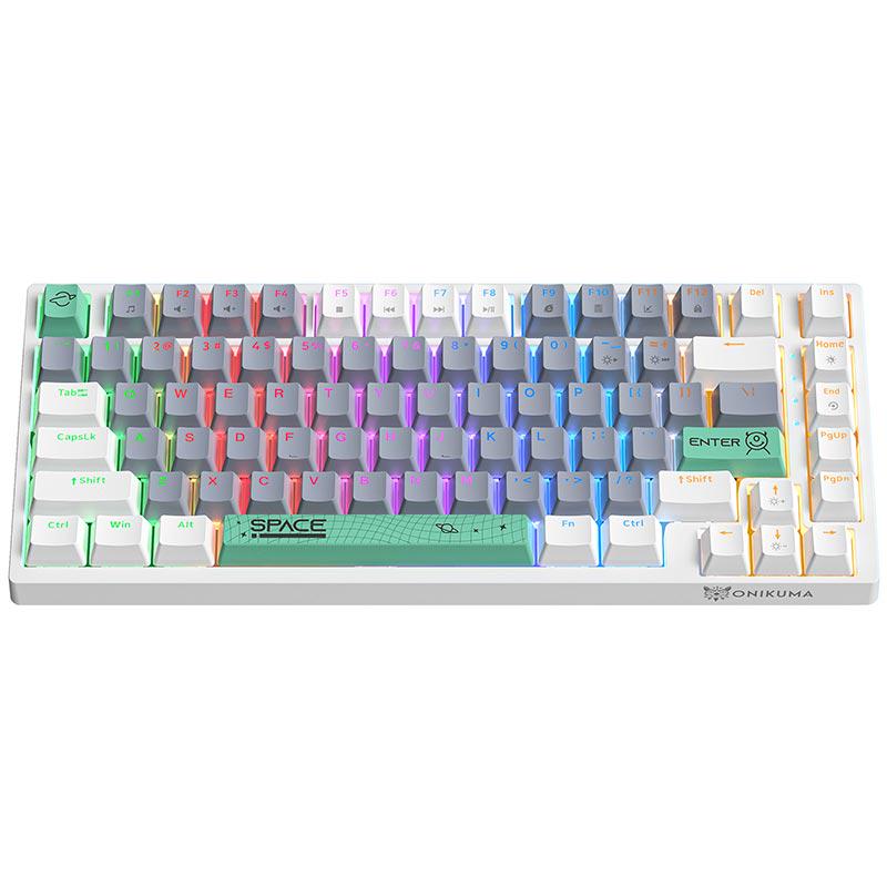 Клавиатура механическая Onikuma G52 RGB Brown Switch White (01e932a6)