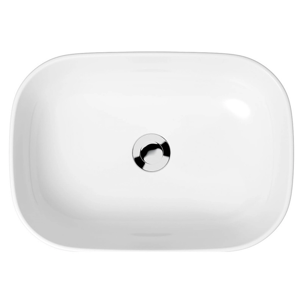 Раковина Cersanit Moduo 50 см на стільницю прямокутна (9867119) - фото 2 Раковина Cersanit Moduo 50 см на стільницю прямокутна (9867119) - фото 2