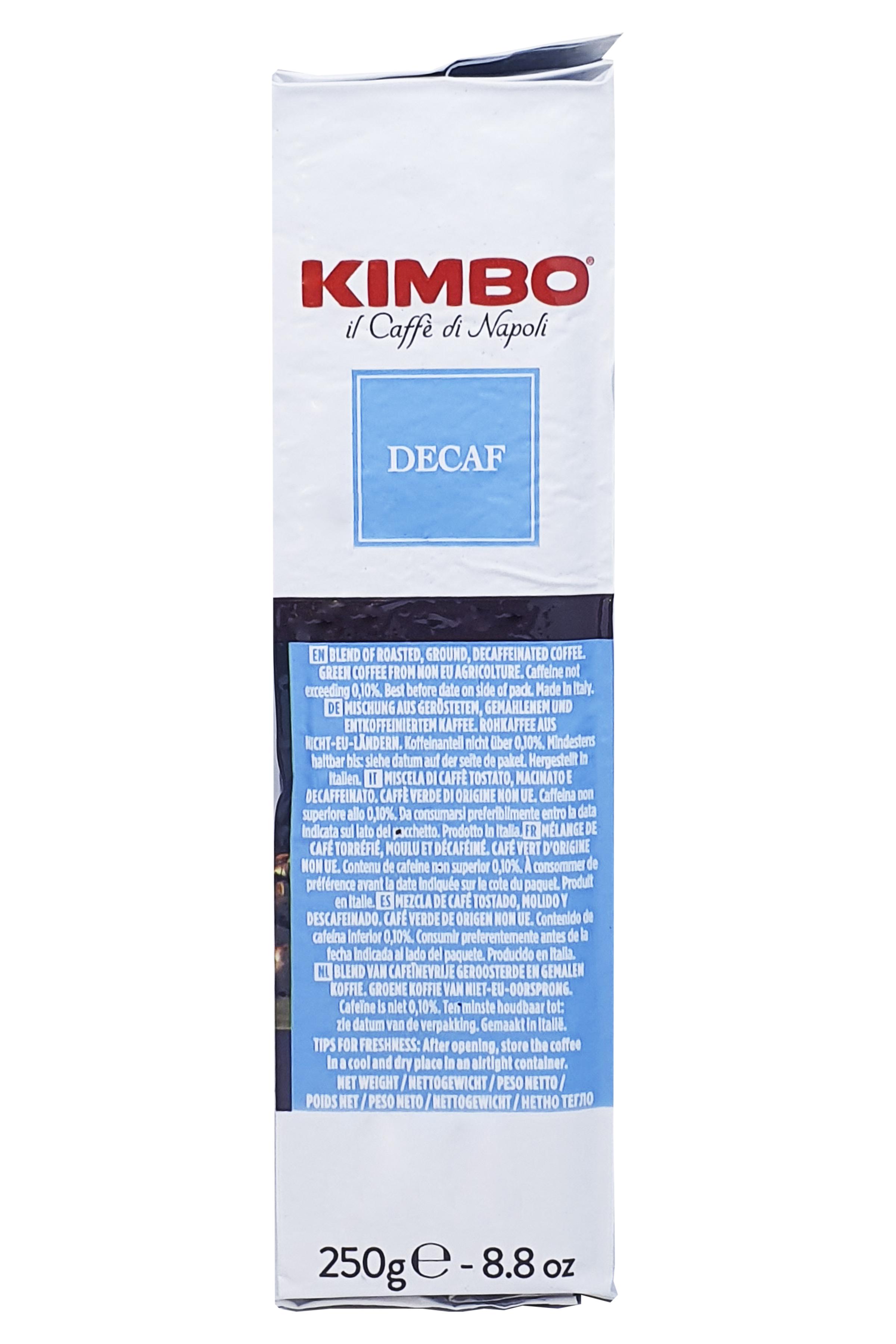 Кава Kimbo Decaffeinato мелена без кофеїну 250 г (58374) - фото 5