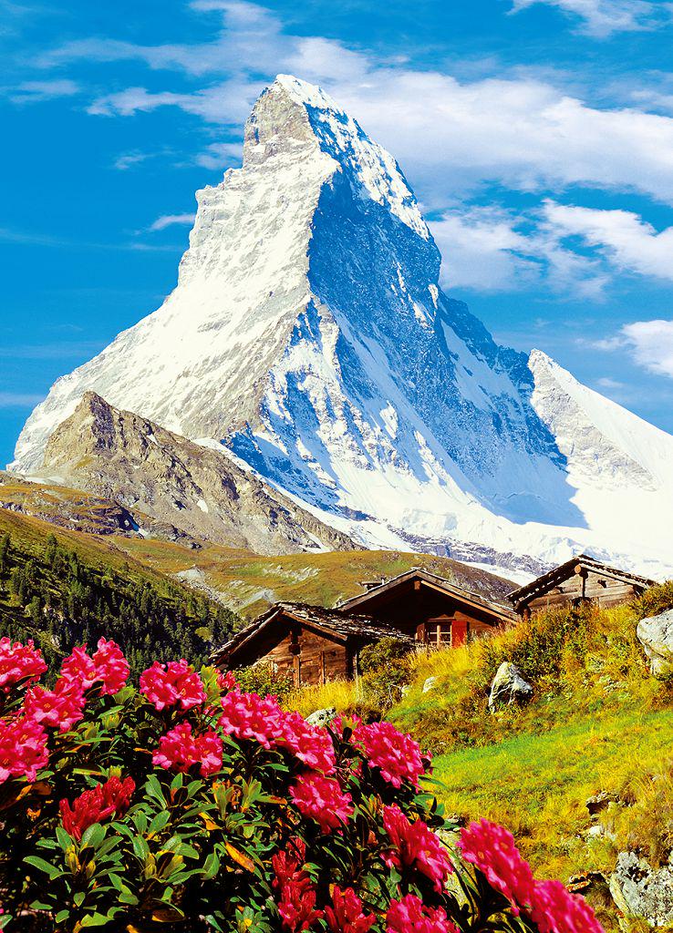 Фотообои 3D 183х254 см Wizard+Genius 373 Гора Matterhorn 4 сегмента (7611487003731)