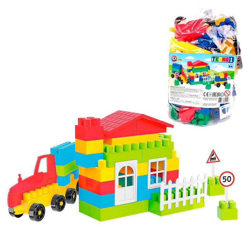 Конструктор №1 Technok Toys 0496 64 деталей (879)