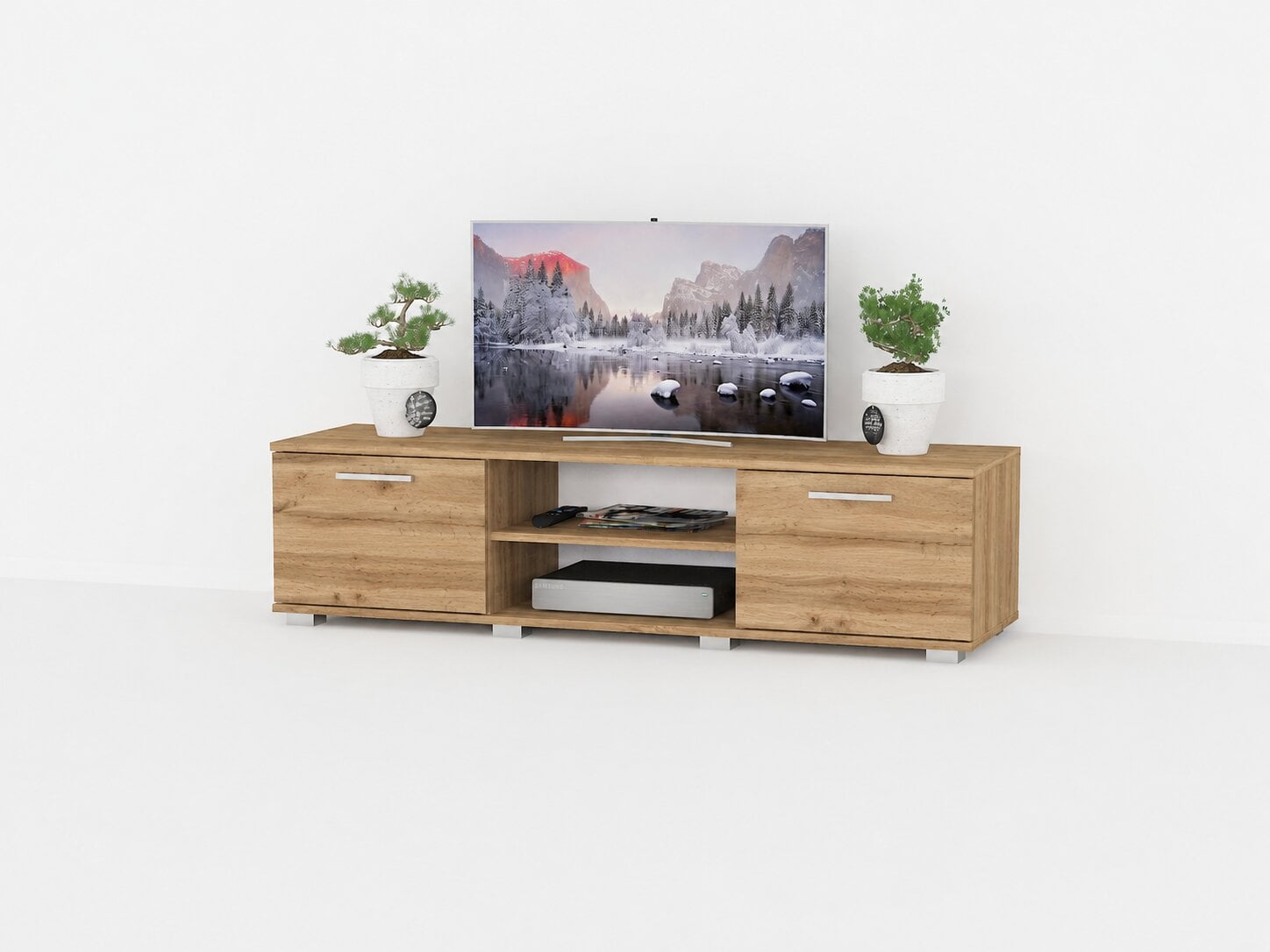 Тумба под TV Moreli GT-0106 1400x360x400 мм Дуб Аппалачи (39003823)
