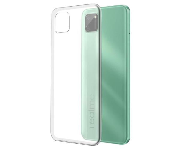 Прозрачный силиконовый чехол Slim Premium для Realme C11 2021 / C20 / C20A / C21, Transparent