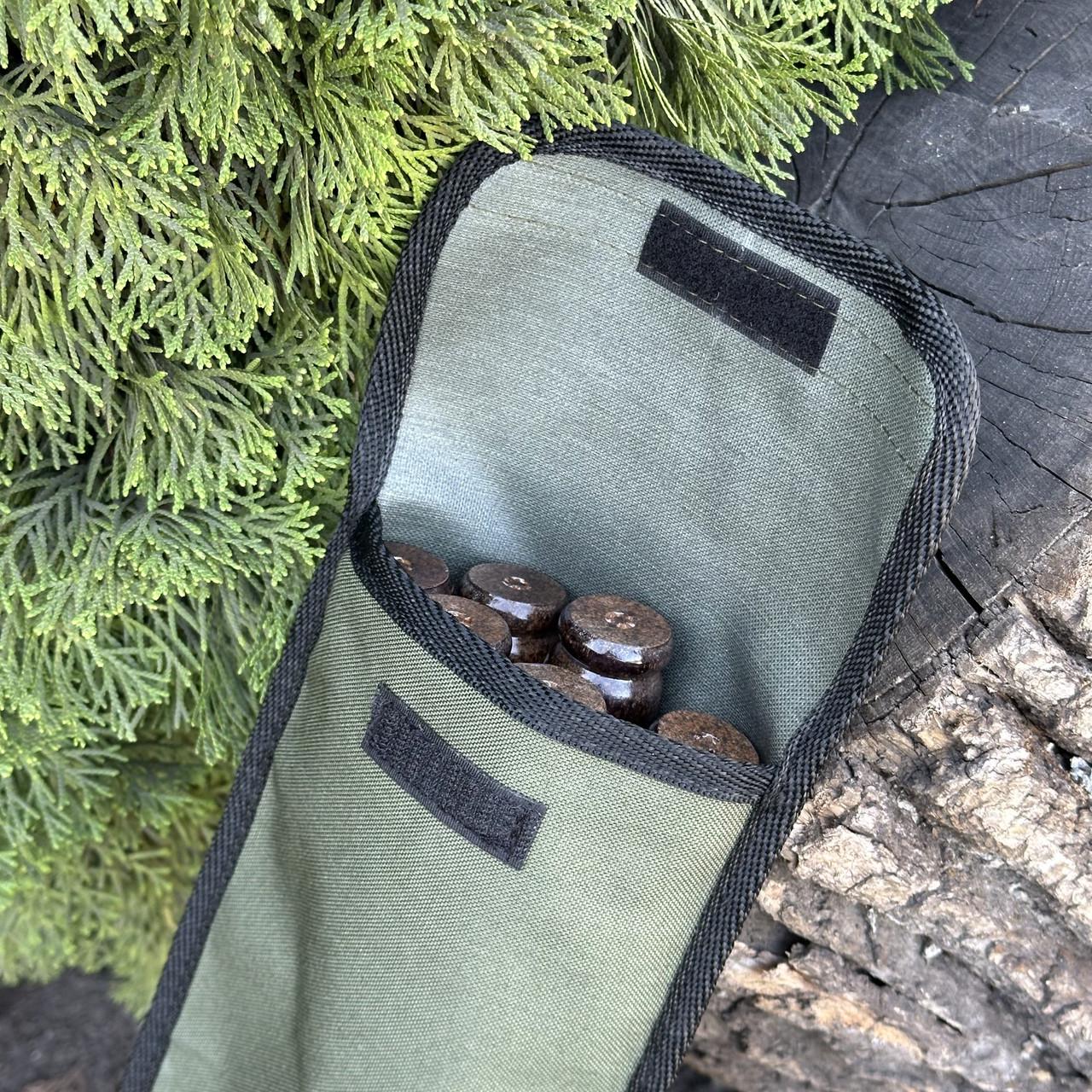 Чехол Metalzavod с клапаном на липучке на 6 шампуров 65х15х1,5 см Зеленый (CHHL-KLPN-SHMP6-GR) - фото 3