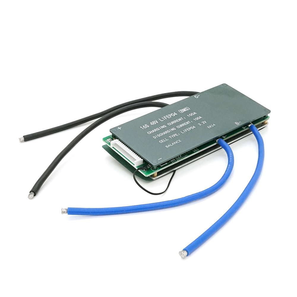 Плата BMS Leiba LiFePo4 48V 16S 100A алюмінієвий (33935)