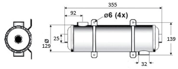 Теплообменник для бассейна Pahlen Maxi-Flo 40 кВт - фото 4