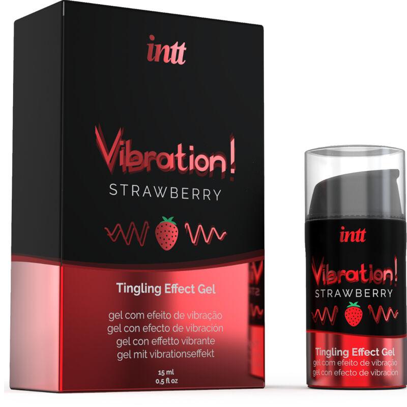 Вибратор жидкий Powerful Intimate Stimulant Liquid Vibrating Gel Vodka Strawberry (1000063260)